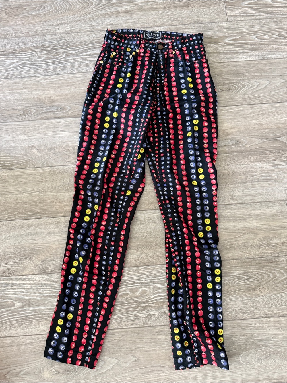 Versace Jeans Couture Fruit Print, Sz 27